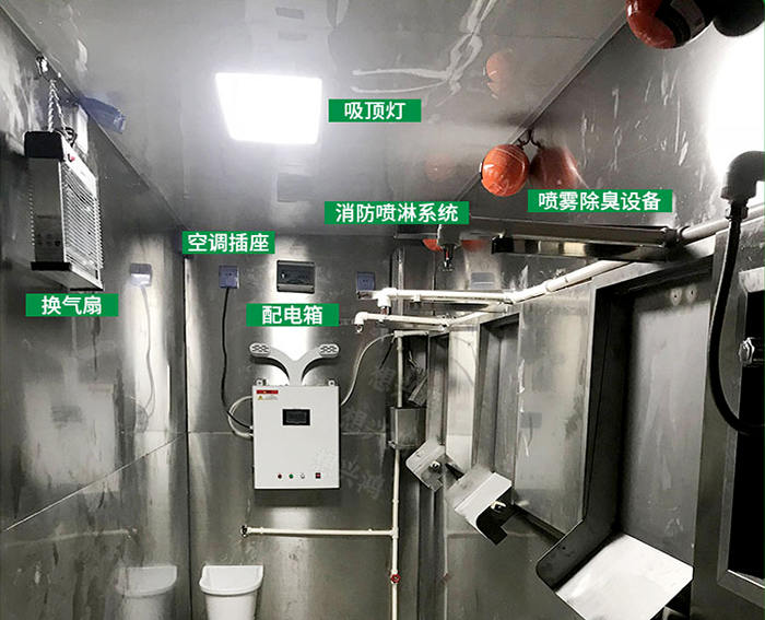 小區(qū)內(nèi)的垃圾分類房殺菌除臭設備